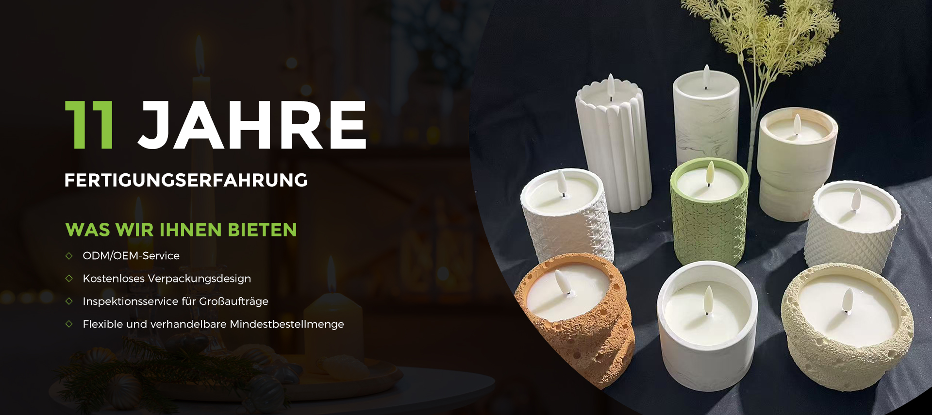 Qualité et innovation parallèles pour créer des bougies électroniques LED de haute qualité