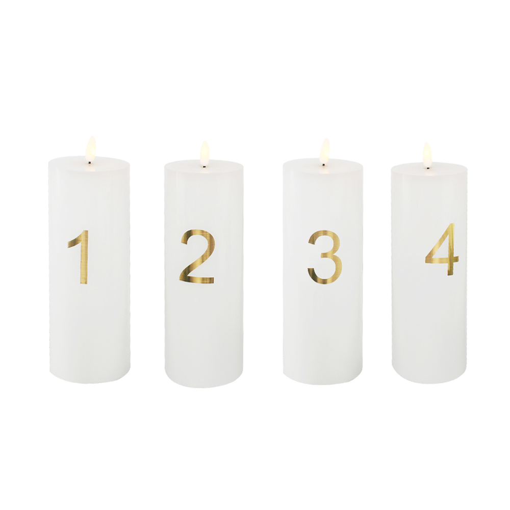 Bougies LED personnalisables